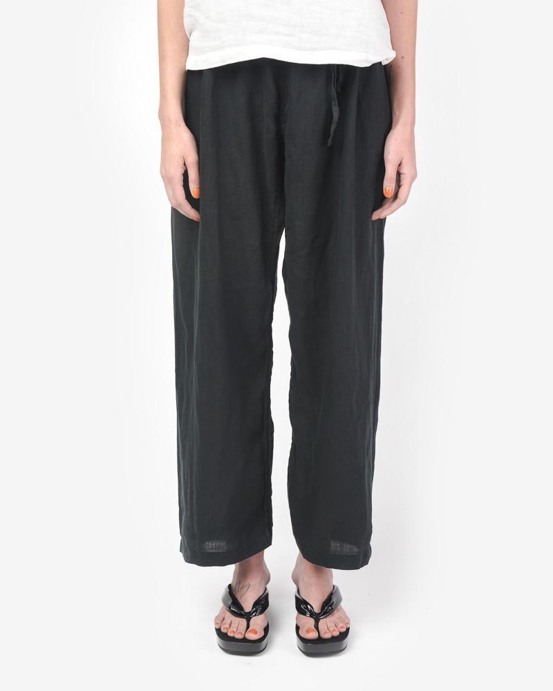 Drawstring Pants in Black by Black Crane at Mohawk General Store