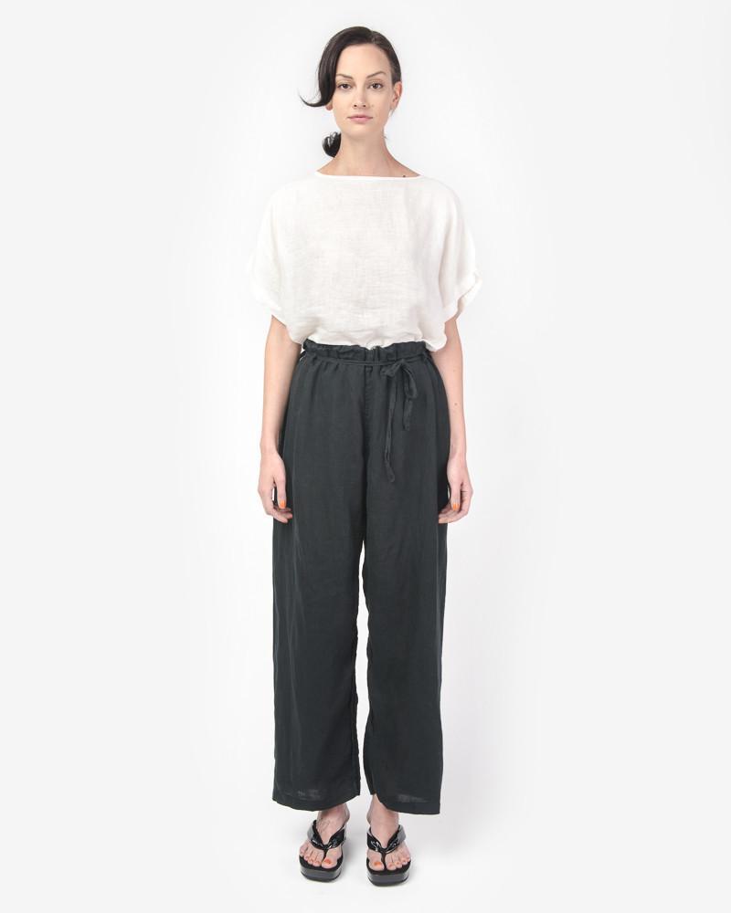 Drawstring Pants in Black by Black Crane at Mohawk General Store