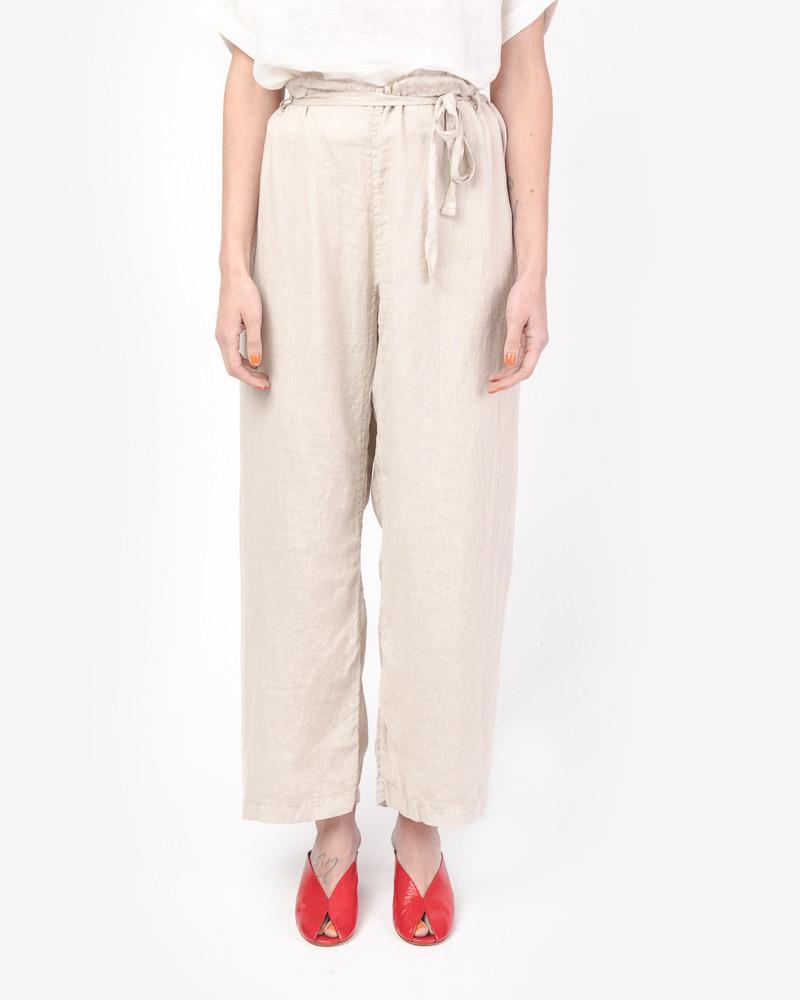 Drawstring Pants in brown by Black Crane at Mohawk General Store