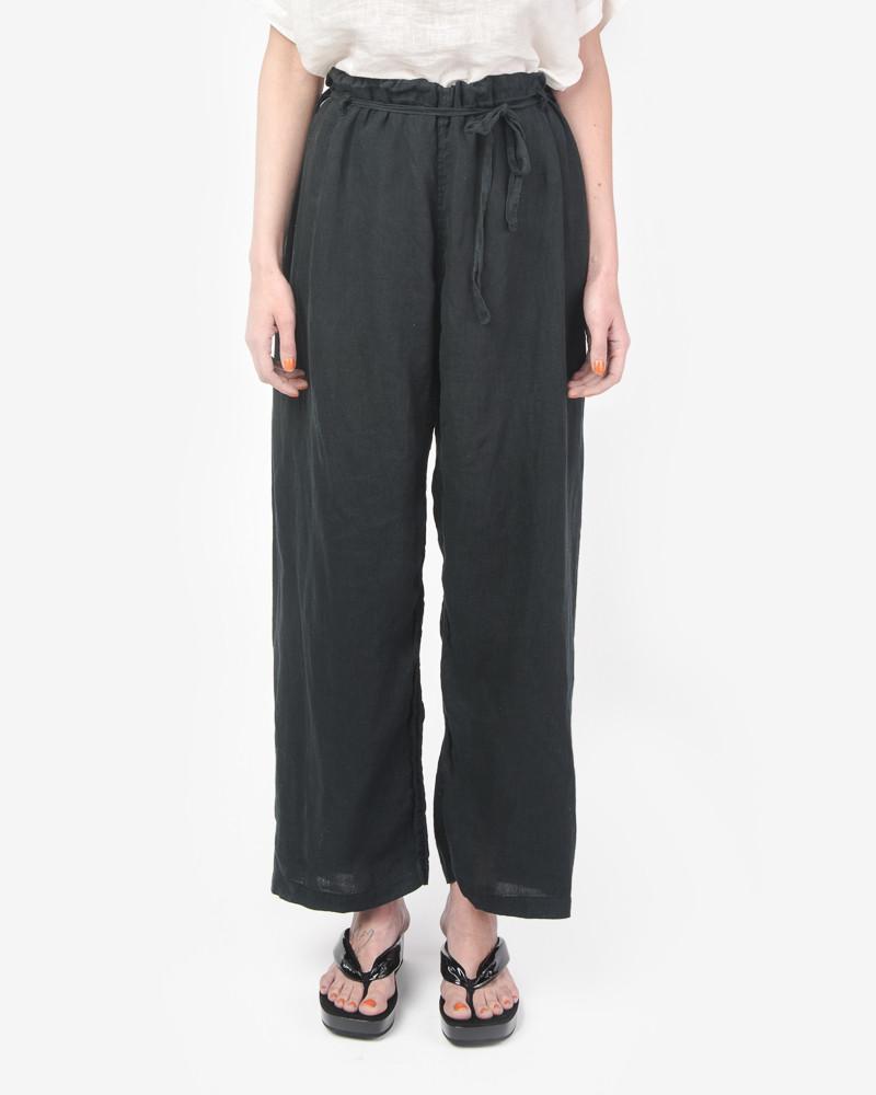 Drawstring Pants in Black by Black Crane at Mohawk General Store