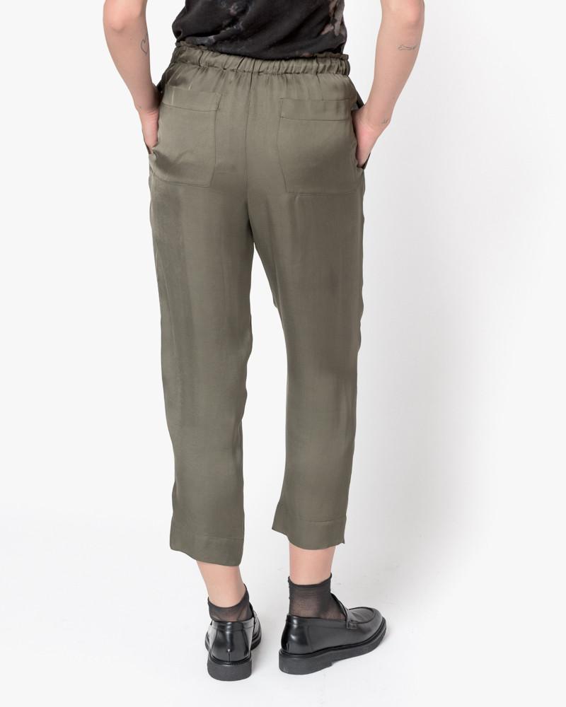 Drawstring Pant in Hunter Green by Raquel Allegra at Mohawk General Store